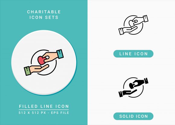 Charitable Icons Set: A Versatile Tool for Design and Communication