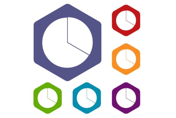 Circle Chart Infographic Icons Set: Streamlining Visual Data Communication