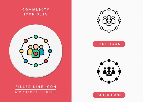 Community Icons Set: A Versatile Tool for Modern Design