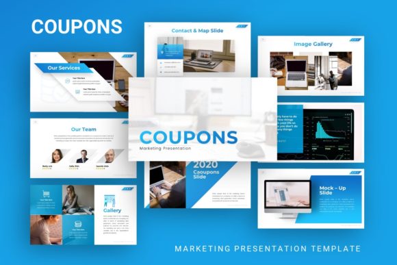 Evaluating Presentation Template - Caupons for Professional and Creative Use