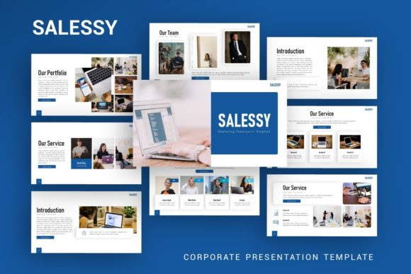 Evaluating Presentation Template - Salessy for Professional and Creative Use Cases