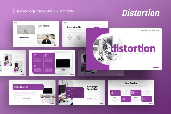 Exploring the Versatility of Presentation Template - Distortion
