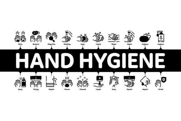 Hand Healthy Hygiene Minimal Infographic: Elevating Visual Health Communication