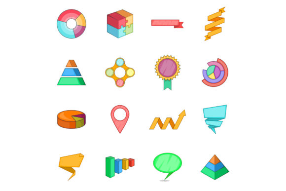 Infographic Design Icons Set: Elevating Visual Communication with Cartoon Vector Assets