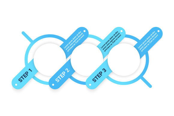 Instructional Guide Vector Infographic: Streamlining Complex Workflows with Geometric Design