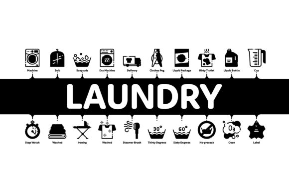 Laundry Service Minimal Infographic: Visual Clarity for Modern Cleaning Businesses