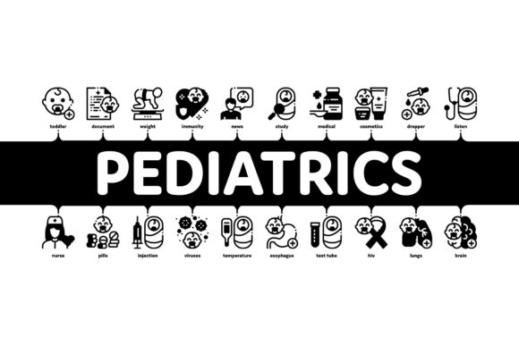 Pediatrics Medical Minimal Infographic: Visual Clarity for Modern Healthcare Communication