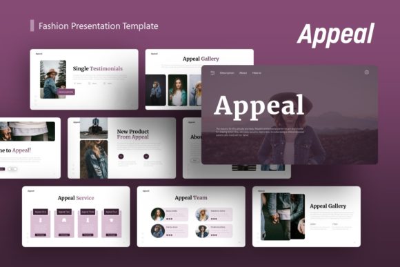 Presentation Template - Fashion: Elevating Your Visual Storytelling with Appeal