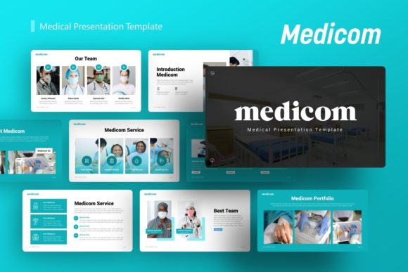 Presentation Template - Medicom: Elevating Professional Medical and Corporate Communication