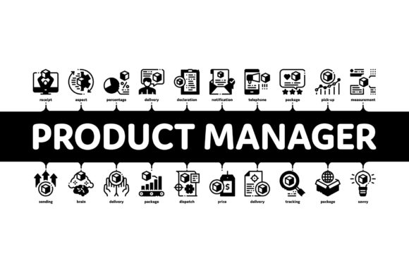 Product Manager Work Minimal Infographic: Streamlining Visual Communication in Product Development