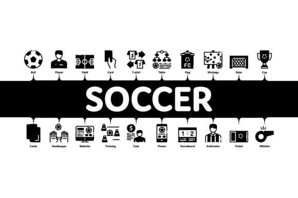 Streamlining Sports Design with Minimal Soccer Infographics and Vector Banners