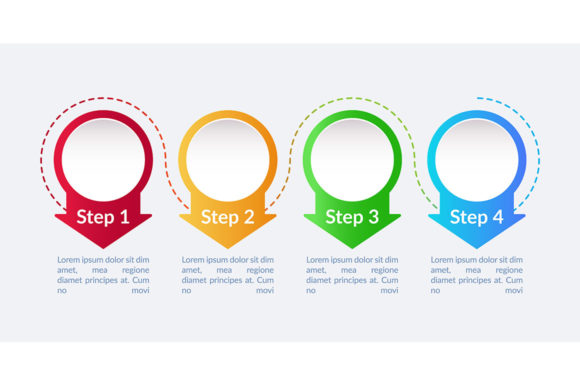 Visualizing Strategic Growth with a Company Future Path Vector Infographic
